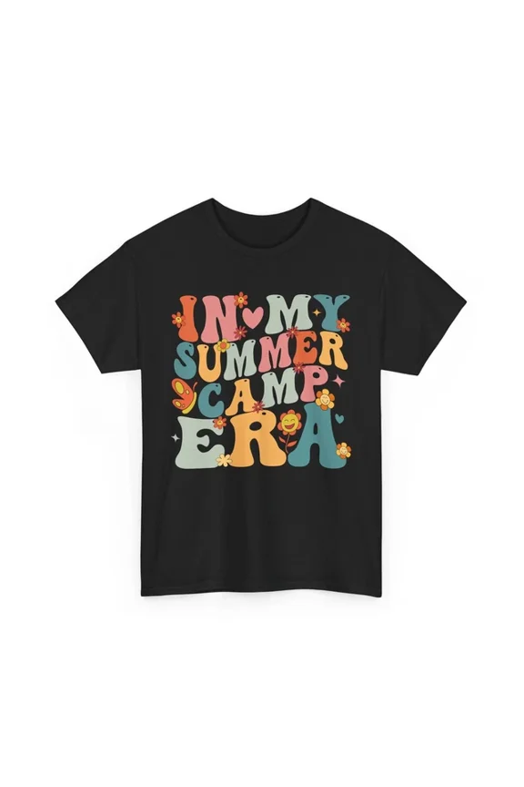 Hot Trending T-Shirt With Trendy In My Summer Camp Era T-Shirt, Colorful Retro Design, Summer Camp Vibes Design Preview Only