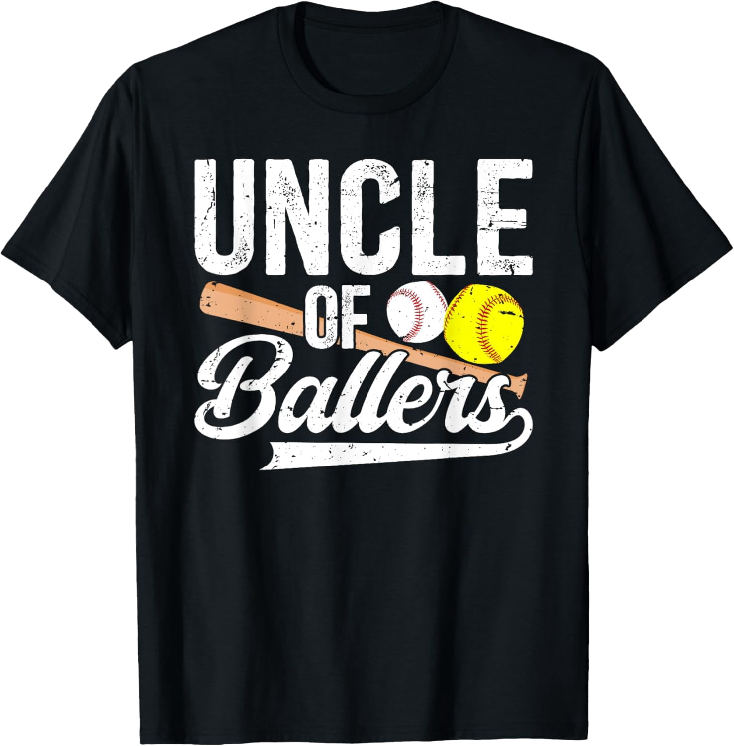 Uncle Baseball Hot Trending T-Shirt With Uncle Of Ballers Baseball Softball Uncle ...