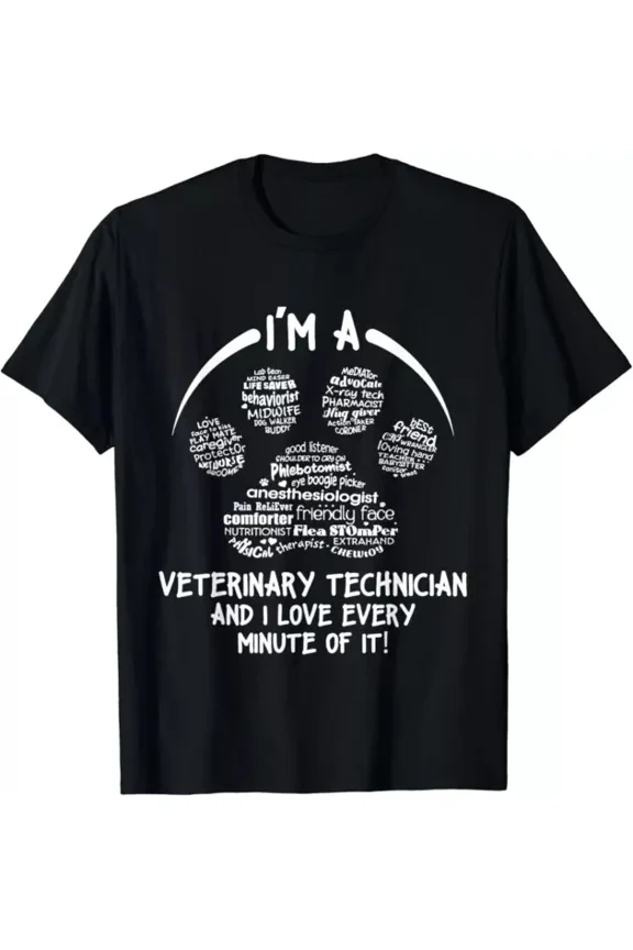 Hot Trending T-Shirt With Veterinary Technician Appreciation Vet Tech Design Preview Only