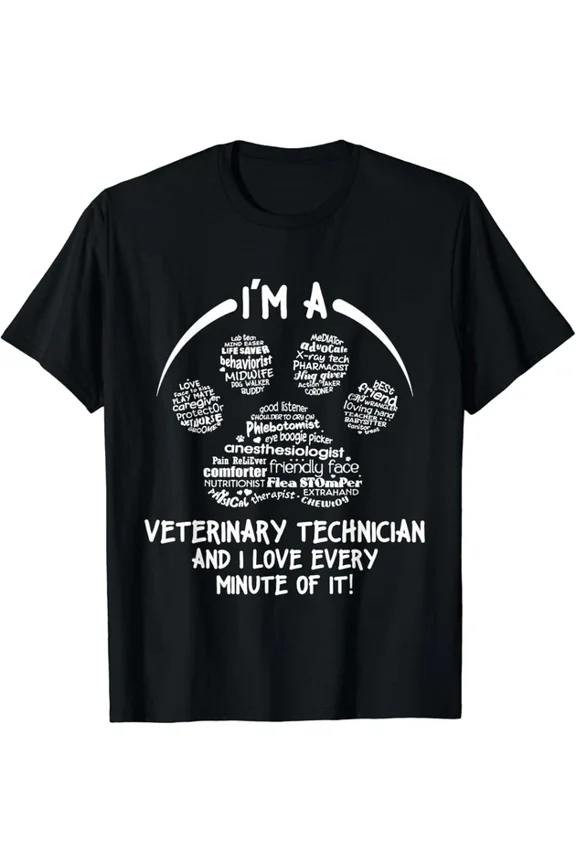 Hot Trending T-Shirt With Veterinary Technician Appreciation Vet Tech Design Preview Only