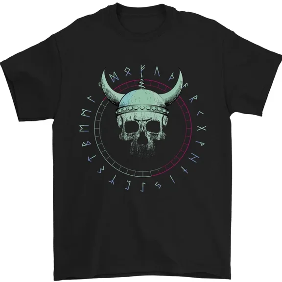 Hot Trending T-Shirt With Viking Runic Text T-Shirt Design Preview Only