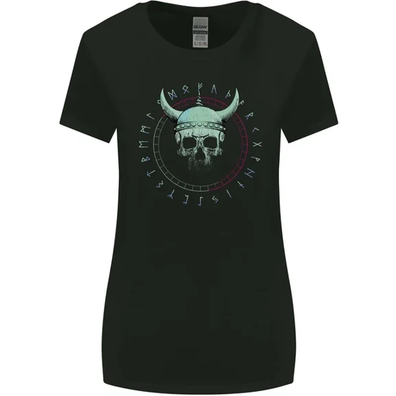 Hot Trending T-Shirt With Viking Runic Text T-Shirt Design Preview Only