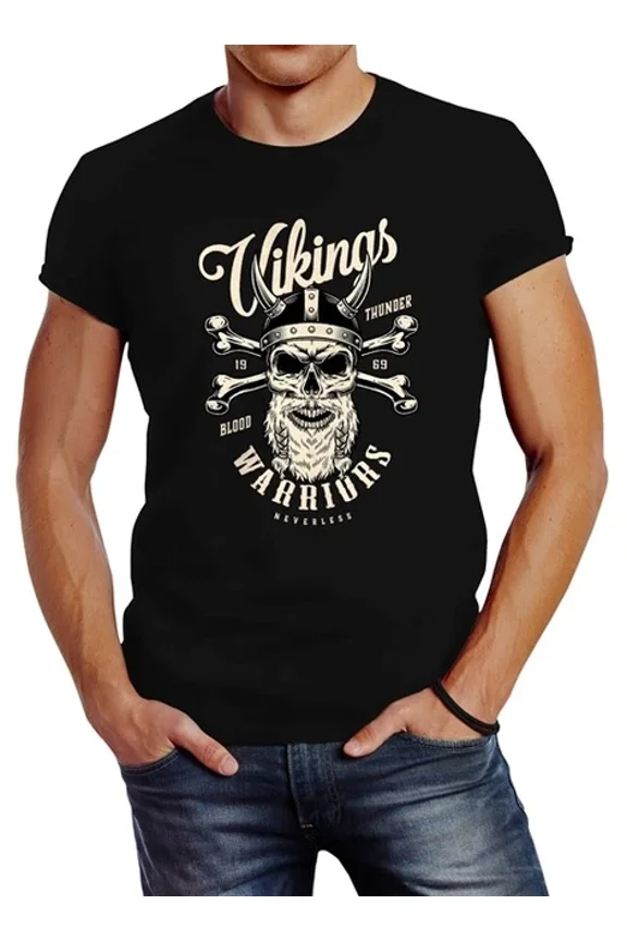 Hot Trending T-Shirt With Vikings Viking Beard T Design Preview Only