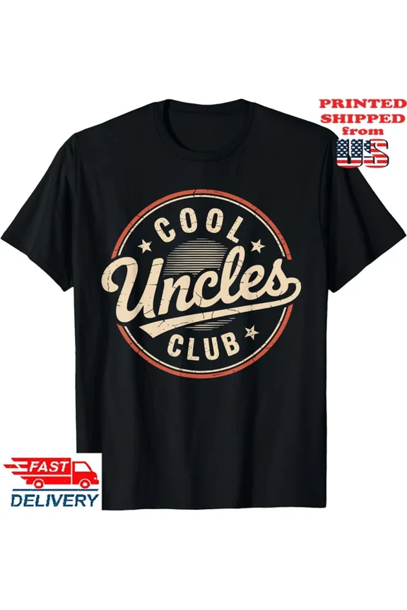 Hot Trending T-Shirt With Vintage Cool Uncles Club Funny Uncle Fathers Day T-Shirt , Unisex Tee Design Preview Only