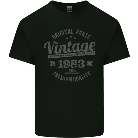 Hot Trending T-Shirt With Vintage Year 42Nd Birthday 1983 T-Shirt Design Preview Only