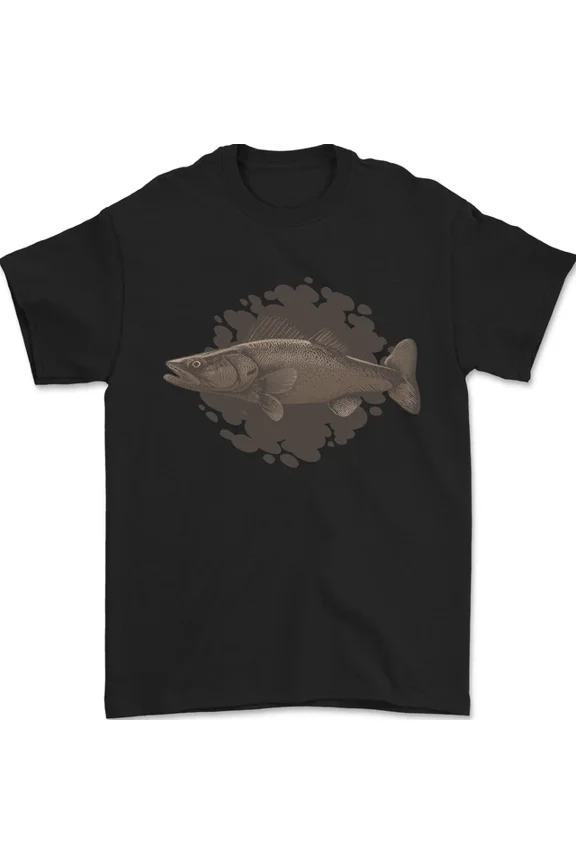 Hot Trending T-Shirt With Walleye Fish Fishing Fisherman T-Shirt Design Preview Only