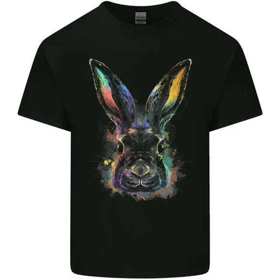 Hot Trending T-Shirt With Watercolour Rabbit Bunny T-Shirt Design Preview Only