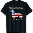 thumbnail image 1 of Hot Trending T-Shirt With Weenie The People American Flag 4Th Of July Dachshund Lover T-Shirt Design Preview Only, 1 of 5