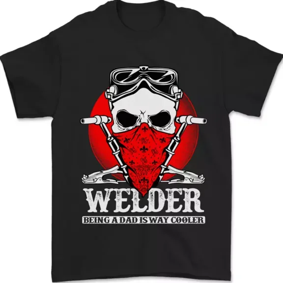 Hot Trending T-Shirt With Welder Dad Funny Welding T-Shirt Design Preview Only