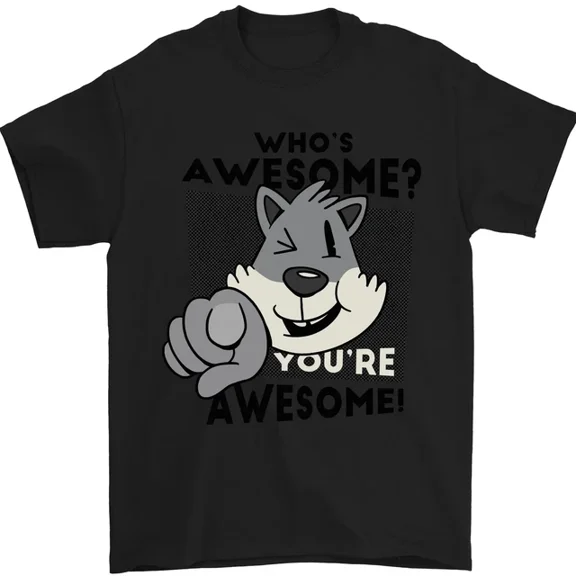 Hot Trending T-Shirt With Whos Awesome Youre Awesome Funny T-Shirt Design Preview Only