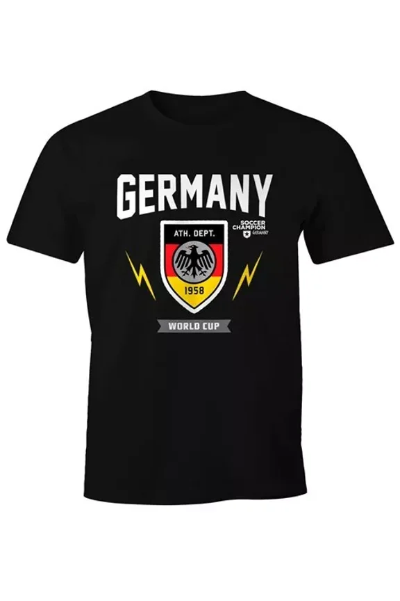 Hot Trending T-Shirt With World Cup 2018 Germany Retro Motif Print Print Design Preview Only