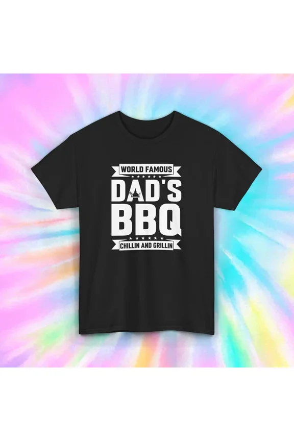 Hot Trending T-Shirt With World Famous Dad'S Bbq Chillin And Grillin T-Shirt | Father'S Day Gift S-5Xl Design Preview Only