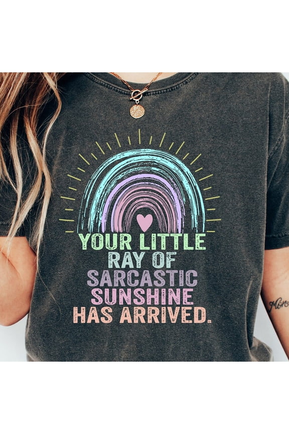 Hot Trending T-Shirt With Your Little Ray Of Sunshine Has Arrived, Trendy , Sunshine, Weird Mom, Aesthetic Woman Clothing Design Preview Only