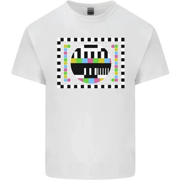 Hot Trending TV Test Pattern as Worn by T-Shirt Design Preview Only