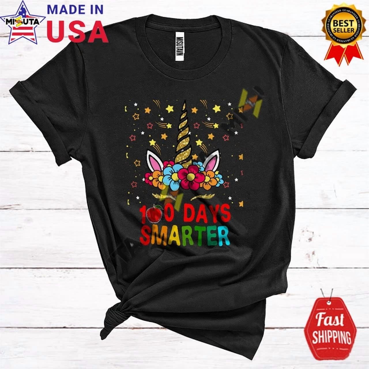 Hot Trending Tee With 100 Days Smarter 100Th Day Of School Magical Hot Trending Tee With 100 Days Smarter 100Th Day Of School Magical