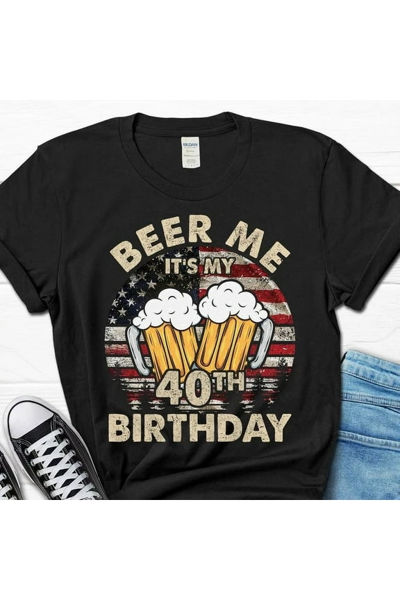 Hot Trending Tee With 40Th Birthday Tee For Men, 40 Year Old Husband Shirt, Born In 1984 Dad Men'S ...