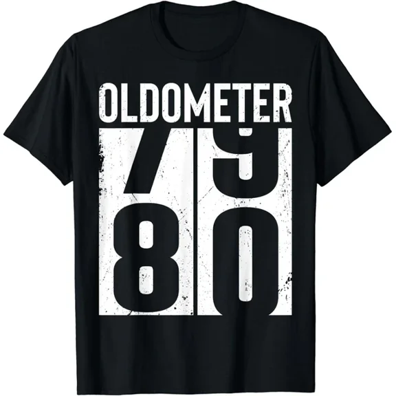 Hot Trending Tee With 80 Years Old 80Th Birthday Odometer Oldometer Gift Men Gift Unisex T-Shirt