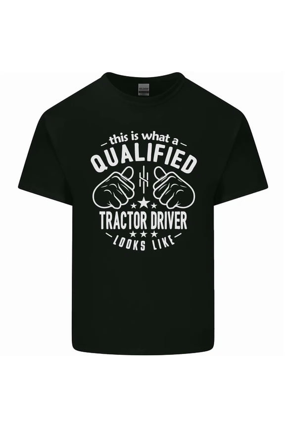 Hot Trending Tee With A Qualified Tractor Driver Looks Like Mens Womens S-5Xl T-Shirt