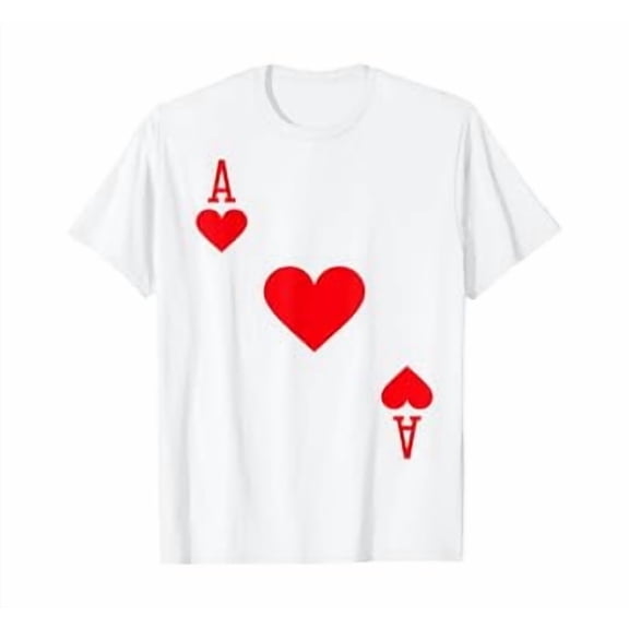 Hot Trending Tee With Ace Of Hearts Unisex S-5Xl T-Shirt Deck Of Cards
