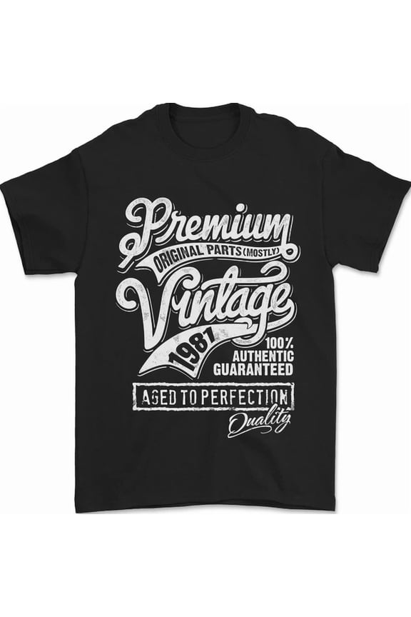 Hot Trending Tee With Aged To Perfection Vintage 44Th Birthday 1981 Mens Womens S-5Xl T-Shirt