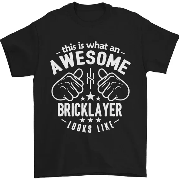 Hot Trending Tee With An Awesome Bricklayer Looks Like Mens Womens S-5Xl T-Shirt