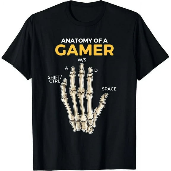Hot Trending Tee With Anatomy Of A Gamer Boy Men Pc Gamer Gift Unisex T-Shirt