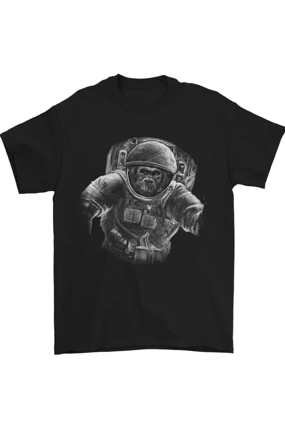 Hot Trending Tee With Ape Astronaut Spaceman Gorilla Mens Womens S-5Xl T-Shirt