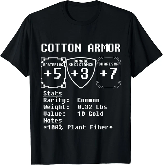 Hot trending tee with armor design roleplaying tabletop gaming gift