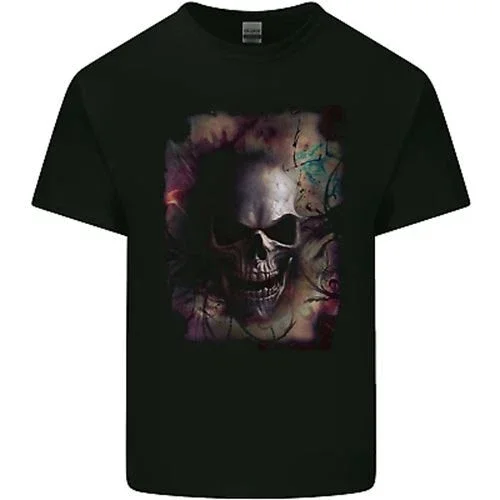 Hot Trending Tee With Artistic Skull Gothic Goth Mens Womens S-5Xl T-Shirt