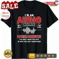 thumbnail image 1 of Hot Trending Tee With Audio Engineer Quotes I Solve Problems Sound Tech Gift Unisex T-Shirt, 1 of 5