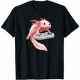 thumbnail image 1 of Hot Trending Tee With Axolotl Fish Playing Video Game White-Axolotl Lizard Gamers Gift Unisex T-Shirt, 1 of 2