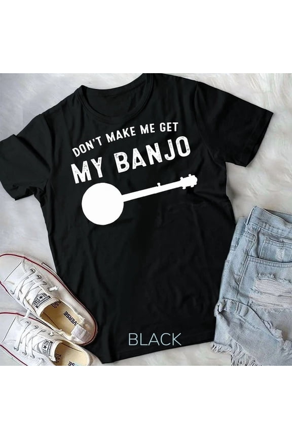 Hot Trending Tee With Banjo Bluegrass Music Vintage Gift For Banjo Players T-Shirt Unisex T-Shirt