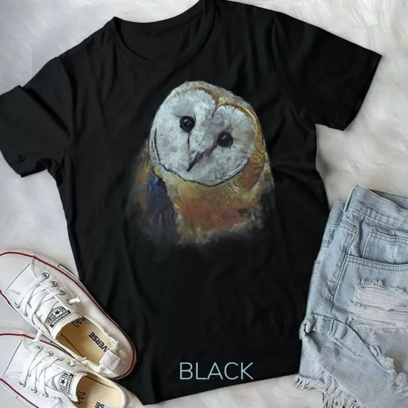 Hot Trending Tee With Barn Owl Owl Art T-Shirt Unisex T-Shirt