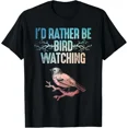 thumbnail image 1 of Hot Trending Tee With Best Birdwatching Art For Men Women Birding Nerd Bird Lovers Gift Unisex T-Shirt, 1 of 2