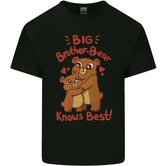 Hot Trending Tee With Big Brother Bear Knows Best Mens Womens S-5Xl T-Shirt