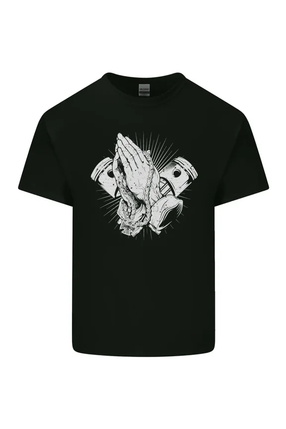 Hot Trending Tee With Biker Prayer Biker Motorcycle Motorbike Mens Womens S-5Xl T-Shirt