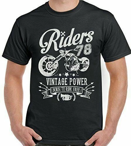 T Shirt Rider Hot Trending Tee With Biker T-Shirt Riders 78 Vintage Mens Womens ...
