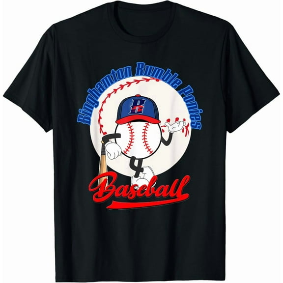 Hot Trending Tee With Binghamton Rumble Ponies_Milb_001 T-Shirt