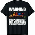 thumbnail image 1 of Hot Trending Tee With Bird Watching Art For Men Women Bird Watcher Birding Gift Unisex T-Shirt, 1 of 2