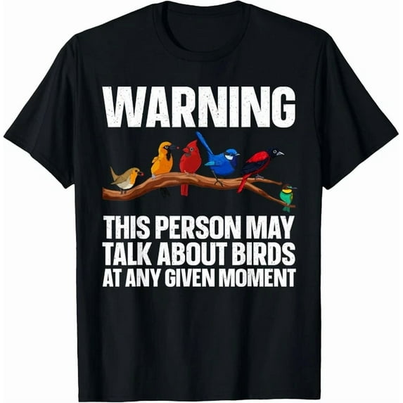 Hot Trending Tee With Bird Watching Art For Men Women Bird Watcher Birding Gift Unisex T-Shirt