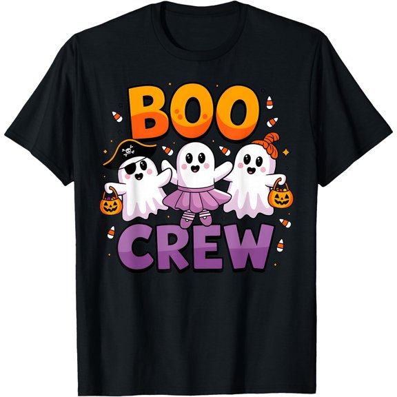 Hot Trending Tee With Boo Crew Cute Ghosts Outfit Unisex S-5Xl T-Shirt