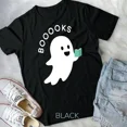 thumbnail image 1 of Hot Trending Tee With Booooks Ghost Reading Boo Read Books Library Unisex T-Shirt, 1 of 2