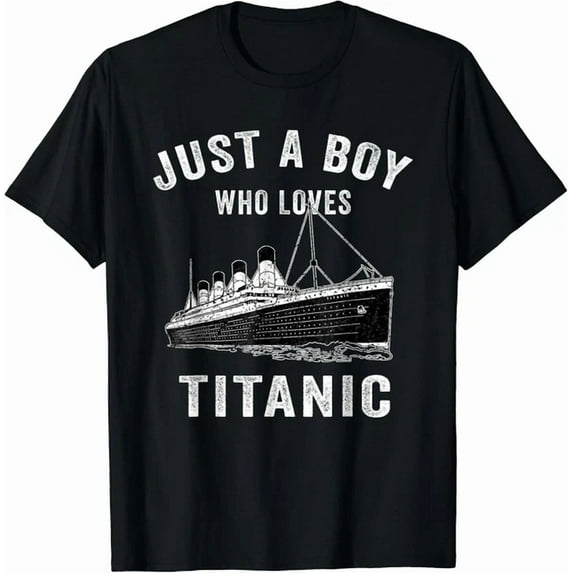 Hot Trending Tee With Boys Who Just Love The Rms Titanic Tee Shirts Gift Unisex T-Shirt