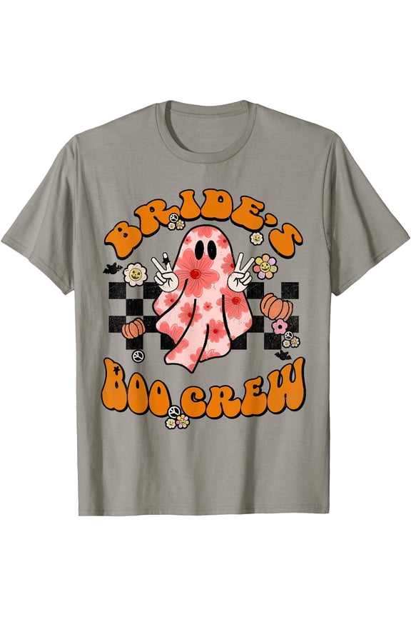 Hot Trending Tee With Bride'S Boo Crew Boo Flowers Wedding Bachelorette Unisex S-5Xl T-Shirt
