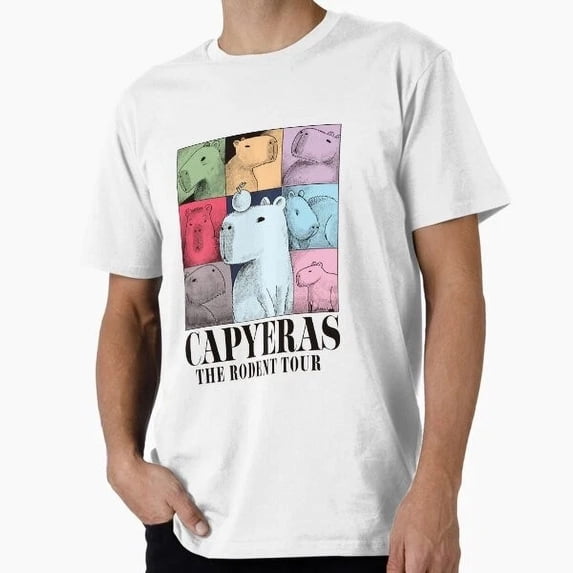 Hot Trending Tee With Capyeras T-Shirt S-5Xl