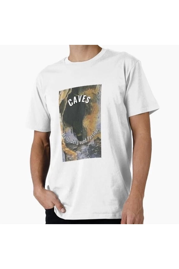 Hot Trending Tee With Caves My Underground Passion T-Shirt S-5Xl