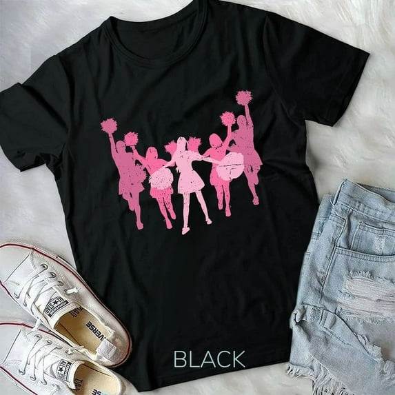 Hot Trending Tee With Cheerleader Girls Cheer Team Cheer Practice Cheerleading T-Shirt Unisex T-Shirt