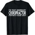 thumbnail image 1 of Hot Trending Tee With Chiropractor Job Title Employee Worker Chiropractor Gift Unisex T-Shirt, 1 of 2