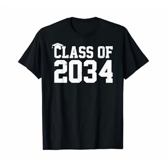 Hot Trending Tee With Class Of 2034 Grow With Me Graduation First Day Of School T-Shirt