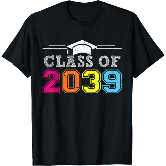 Hot Trending Tee With Class Of 2039 Grow With Me Graduation First Day Of School T-Shirt